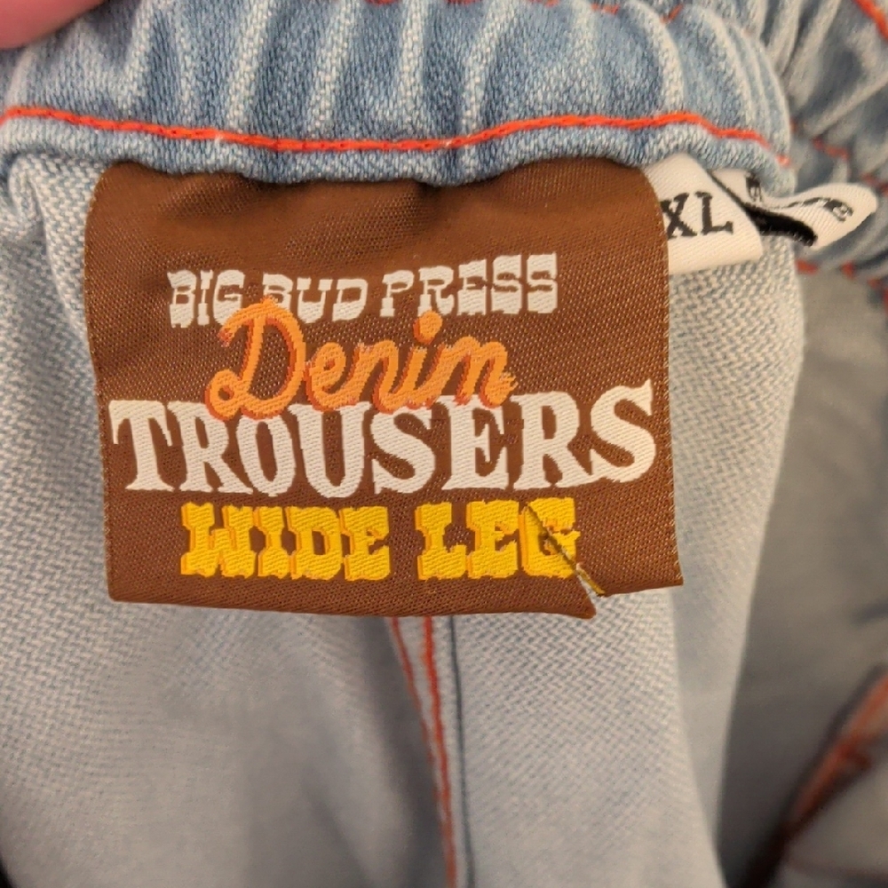 Big Bud Press Light Blue Flare Jeans - Picture 5 of 5